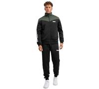 Lonsdale Caunton Track Suit, Nero/Oliva/Bianco, 3XL Uomo