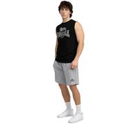 Lonsdale Set abbigliamento uomo Claremorris – Canotta e pantaloncini regular fit Nero/Grigio Marl XL