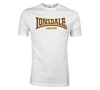 T-shirt Lonsdale Classic a maniche corte bianco nero giallo - XXL
