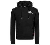 Lonsdale Claughton - Felpa con Cappuccio da Uomo Nero XXL