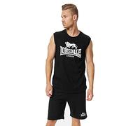 Lonsdale Maglietta CLOPTON Nero/Bianco Uomo XXL