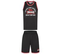 LONSDALE Completo per l'allenamento 'Pewsey' rosso acceso / nero / bianco Uomo LONSDALE XL