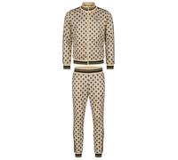 LONSDALE Completo per l'allenamento sabbia / nero Uomo LONSDALE XXXL