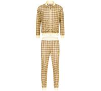 LONSDALE Completo per l'allenamento ' SEABROOK ' crema / marrone / giallo / nero Uomo LONSDALE XL crema / marrone / giallo / nero