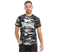 Lonsdale Cregneash T-Shrit, Grigio Mimetico, XXXL Uomo, 117521