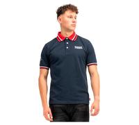 Lonsdale Ellers Grove Polo, Navy/Rosso/Bianco, XXXL Uomo