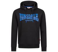 LONSDALE Felpa 'Chatsworth' blu cielo / nero Uomo LONSDALE XXXL blu cielo / nero