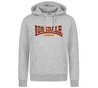 Lonsdale Classic Ll002 Hoodie Grigio L Uomo