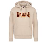 LONSDALE Felpa 'Classic' sabbia / giallo / borgogna Uomo LONSDALE S