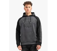 Lonsdale Linnfoots Felpa con, Antracite/Nero, XXL Uomo