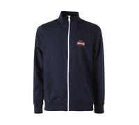 Lonsdale Felpa da uomo full zip con logo - blu scuro