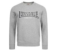 Felpa con scollo rotondo Lonsdale Berger Lp181 Gris L