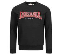 Lonsdale - Felpa da Uomo Nero M
