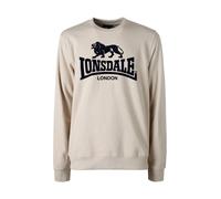 Lonsdale Felpa girocollo da uomo con logo - beige