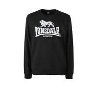 Lonsdale Felpa girocollo da uomo con logo - nero