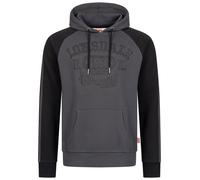 LONSDALE Felpa 'LINNFOOTS' antracite / grigio scuro / nero Uomo LONSDALE XL antracite / grigio scuro / nero