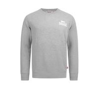 LONSDALE Felpa 'LONGRIDGE' grigio / bianco Uomo LONSDALE XXL grigio / bianco