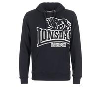 Lonsdale Felpa TADLEY in Nero IT 3XL