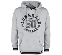 Lonsdale Felpa uomo cappuccio slim fit MAMHEAD L