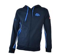 Lonsdale Felpa Uomo Invernale - Felpa con Cappuccio - Sleeve (25184 Navy, L)