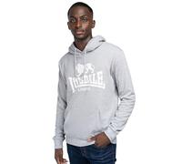 Lonsdale Fremington Felpa con cappuccio da uomo grigio (Grey, L, L)