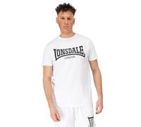 Lonsdale Fulwood T-Shirt, Bianco, L Male-Adulto
