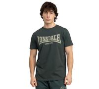LONSDALE Maglietta 'Fulwood' cachi / abete Uomo LONSDALE XL
