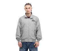 Lonsdale Giacca classica da uomo, vestibilità stretta, grigio/nero, XL