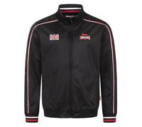 LONSDALE Giacca di felpa rosso / nero / bianco Uomo LONSDALE XL rosso / nero / bianco