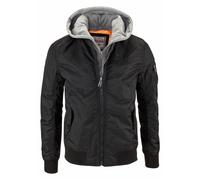 LONSDALE Giacca di mezza stagione grigio chiaro / nero Donna LONSDALE XL