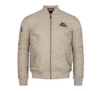 LONSDALE Giacca di mezza stagione 'Tern Hill' sabbia / nero Uomo LONSDALE XXL