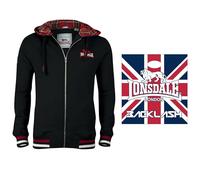 Lonsdale Giacche - Bomber - Giacca College - Felpa - Borsa riutilizzabile Limited, Lancaster nero, XL