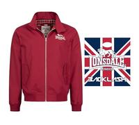 Lonsdale Giacche - Bomber - Giacca College - Felpa - Borsa riutilizzabile Limited, rosso classico, M