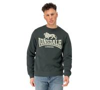 LONSDALE Felpa 'GO SPORT' écru / verde Uomo LONSDALE XXXL