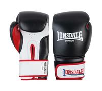 Lonsdale Winstone Leather Boxing Gloves Nero 16 oz