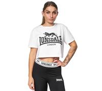 Lonsdale Gutch Common T-Shirt, Bianco, M Donna