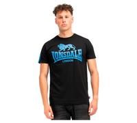 Lonsdale Henconner T-Shirt, Nero/Blu, S Uomo
