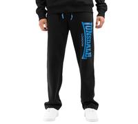 Lonsdale Herdley Jogging, Nero/Blu, XL Uomo