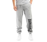 Lonsdale Herren Jogginghose Logo Large, Grigio (Marl Grey), M (UK S)
