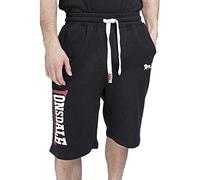 Lonsdale Herren Shorts Normale Passform Sidemouth Pantaloncini, Nero, 5XL Uomo