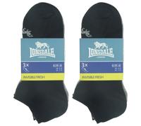 Lonsdale Invisible Fresh 6 Paia Calzini Lavorazione Piquet Cotone