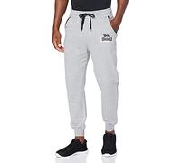Lonsdale - Jogging Pantalone Lion Two Tones da uomo, Grigio melange, L