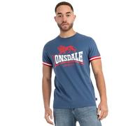 Lonsdale Kergord T-Shrit, Navy/Rosso/Bianco, L Uomo
