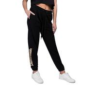Lonsdale Kerrysdale Pantaloni da Jogging, Nero/Oro, L Donna
