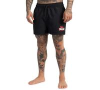 Lonsdale Kilstay Costume da Bagno, Nero/Rosso/Bianco, L Uomo
