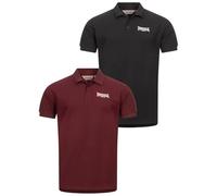 Lonsdale Maglietta Uomo S rosso vino/nero/bianco