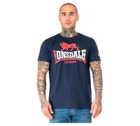 Lonsdale Lion Two Tone T-Shirt, Navy/Rosso/Bianco, XXXL Uomo
