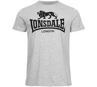 Maglia Lonsdale Logo T-shirt grigio nero - L