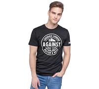 Lonsdale Against Racism T-Shirt, Nero, XXXL Uomo