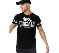 LONSDALE Maglietta nero / bianco Uomo LONSDALE L